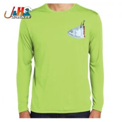 J&H Tackle Bunker Chunk Performance Long Sleeve T-Shirt -Fishing Gear Store image 1684
