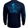 Salt Life Neon Skull And Hooks Long Sleeve Pocket T-Shirt -Fishing Gear Store image 1686