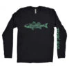 J&H Tackle Haunted Montauk Long Sleeve T-Shirt -Fishing Gear Store image 1709