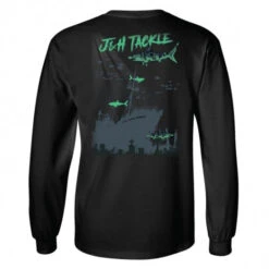 J&H Tackle Zombie Shark Long Sleeve T-Shirt 6 J&H Tackle Zombie Shark Long Sleeve T-Shirt -Fishing Gear Store image 1762