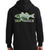 J&H Tackle Neon Striped Bass Hoodie 1 J&H Tackle Neon Striped Bass Hoodie -Fishing Gear Store image 1869