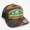 Megabass Camo Throwback Trucker Hat -Fishing Gear Store image 1932