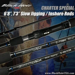 Black Hole USA Charter Special Spinning Rods -Fishing Gear Store image 486